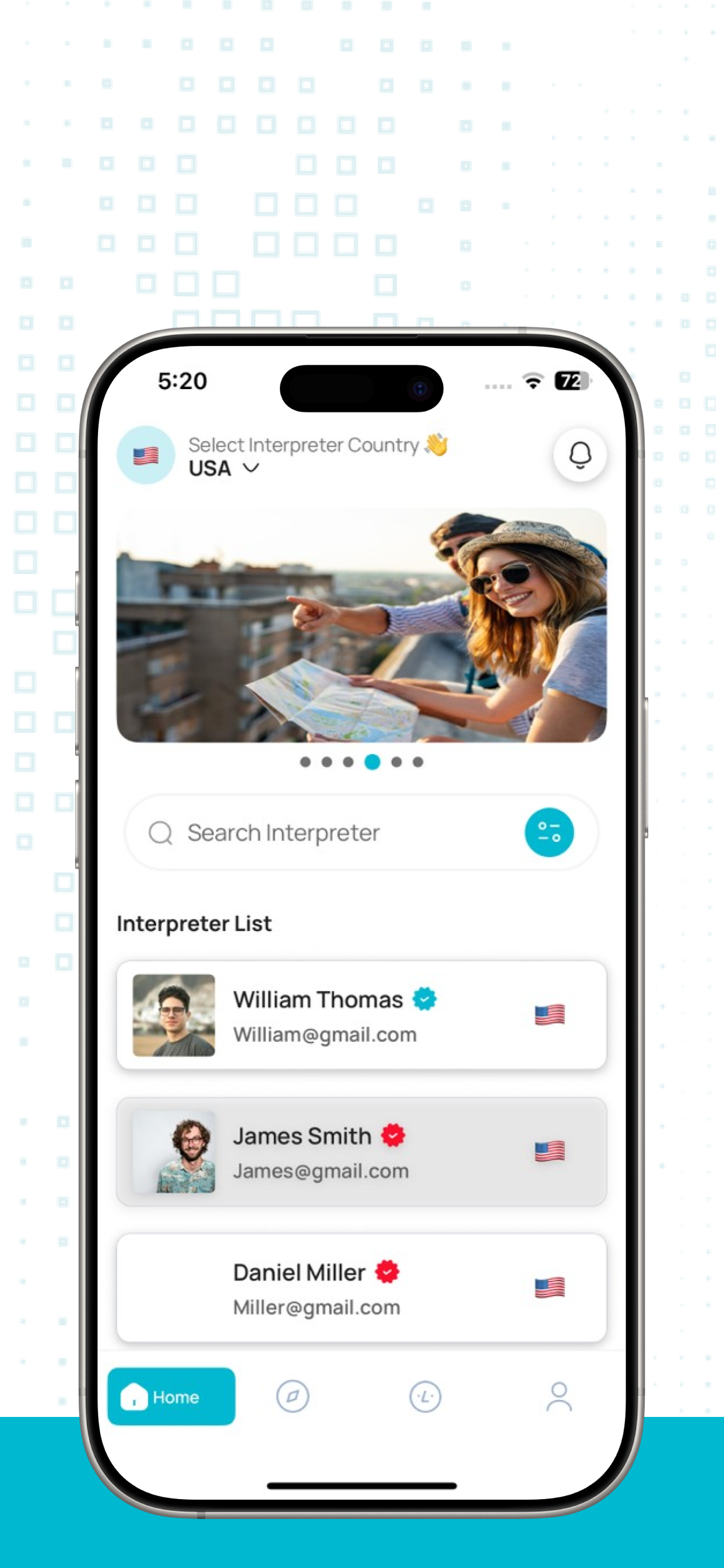 TourismLang App Cliente